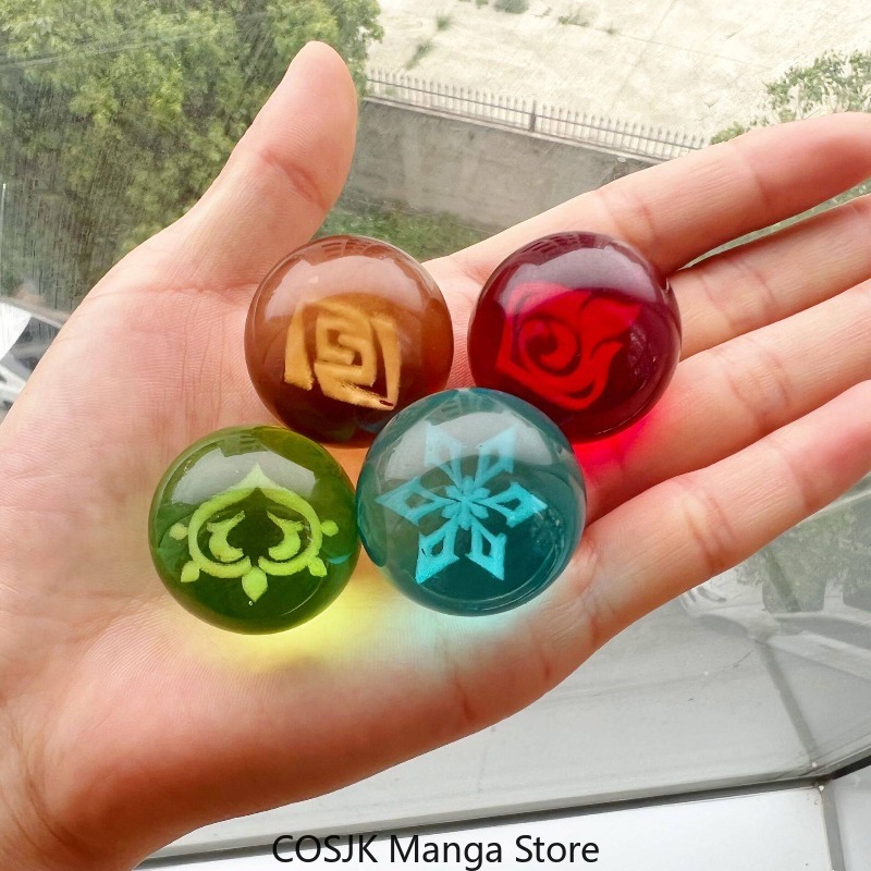Elements Lighting Decor - Game Genshin Impact Elements Glass Ball