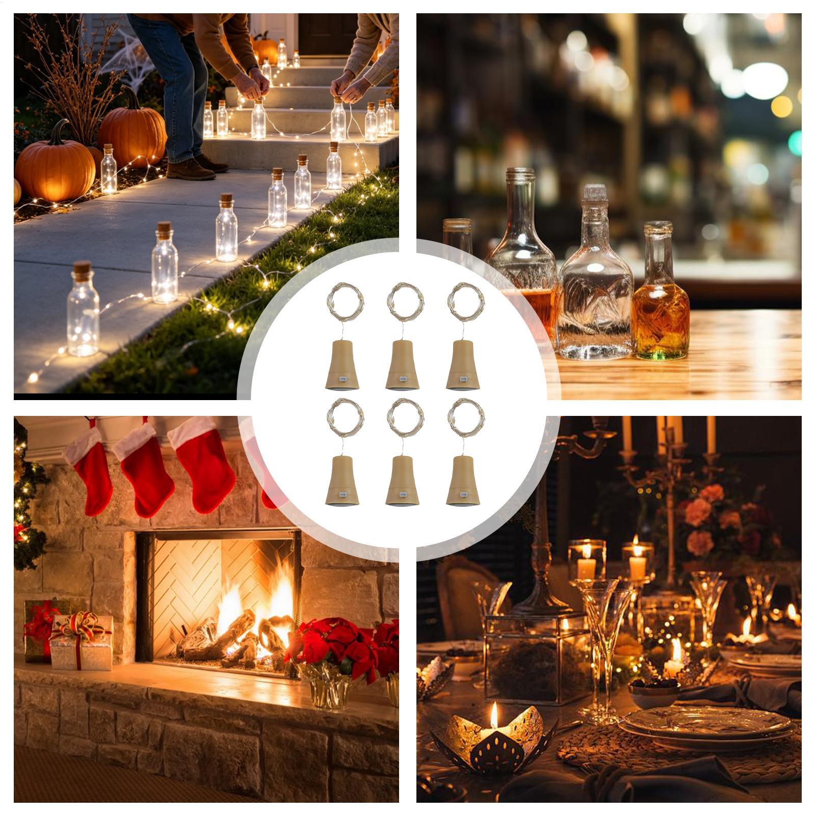 Decor Lighting Cork - Wine Bottle Lights With Cork 6