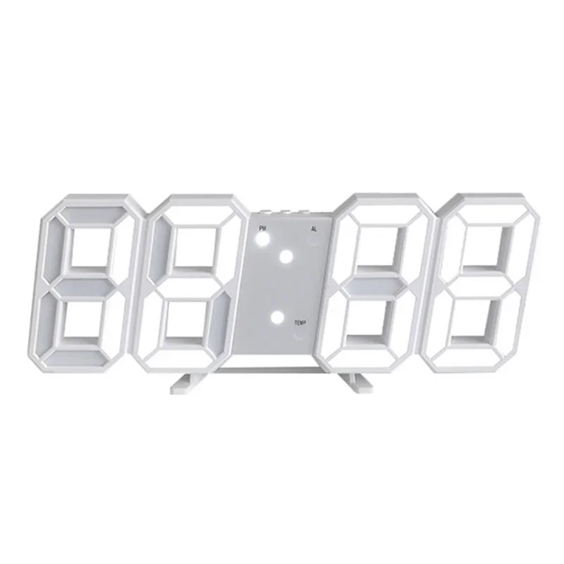 Decoration for Bedroom 3D Digi - Lighting Home Decor Wall Clocks 评论和价格