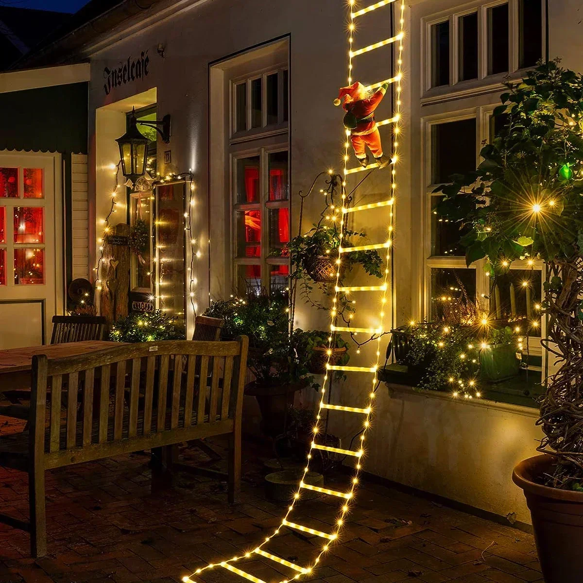 LED Ladder Light for Santa Cla - Lighting Tree Decor 评论和价格