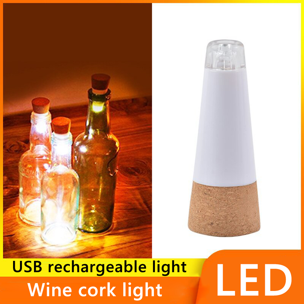 1/4pcs USB Wine Bottle Stopper - Decor Lighting Cork 评论和价格
