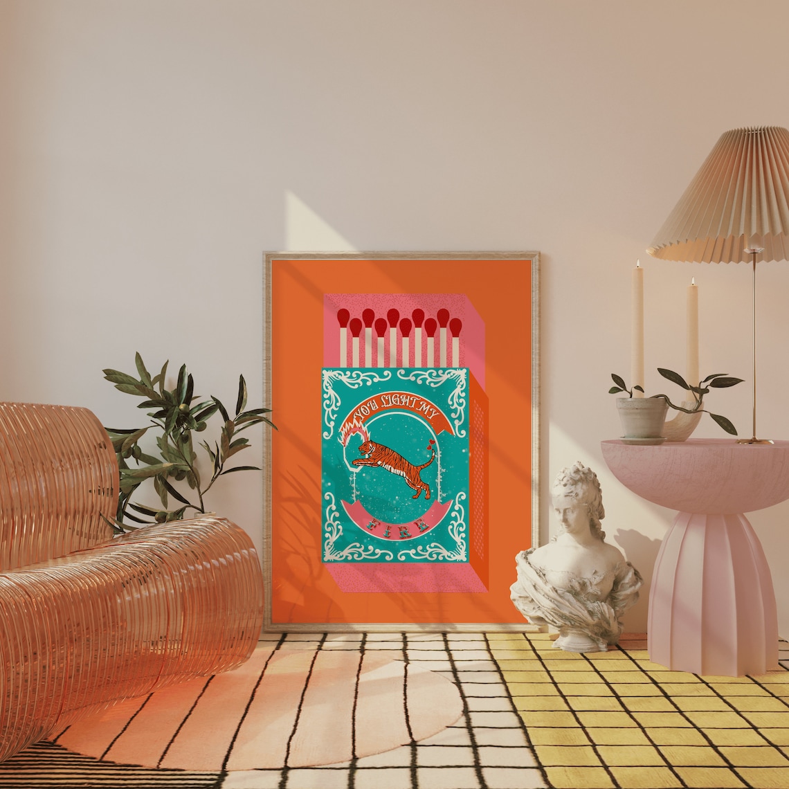 You Light My Fire Orange Match - Lighting Decoration Ideas 评论和价格