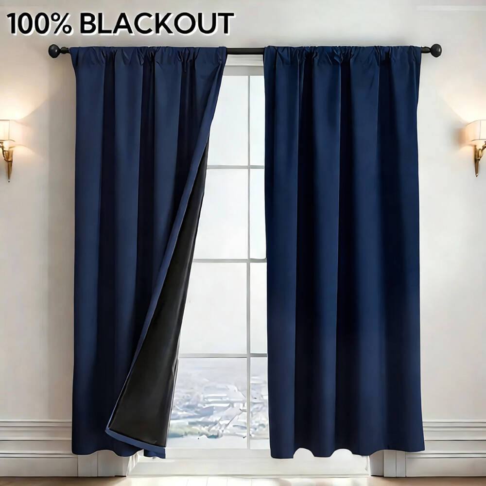 1pc 100% Blackout Curtain with - Lighting Decoration Ideas 评论和价格