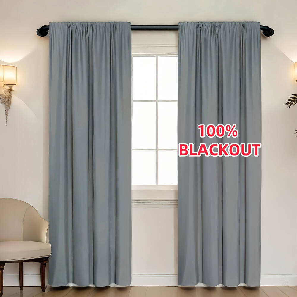 1pc 100% Blackout Curtain with - Lighting Decoration Ideas 评论和价格