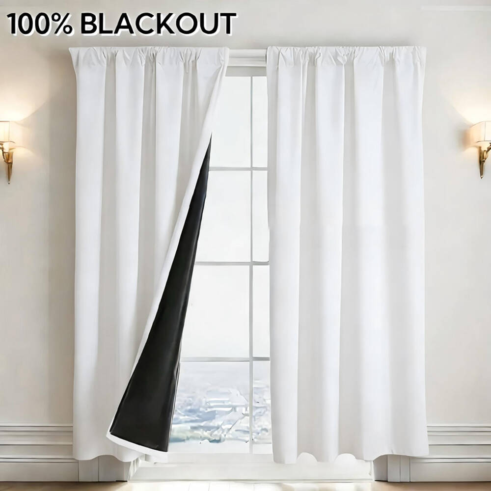 1pc 100% Blackout Curtain with - Lighting Decoration Ideas 评论和价格