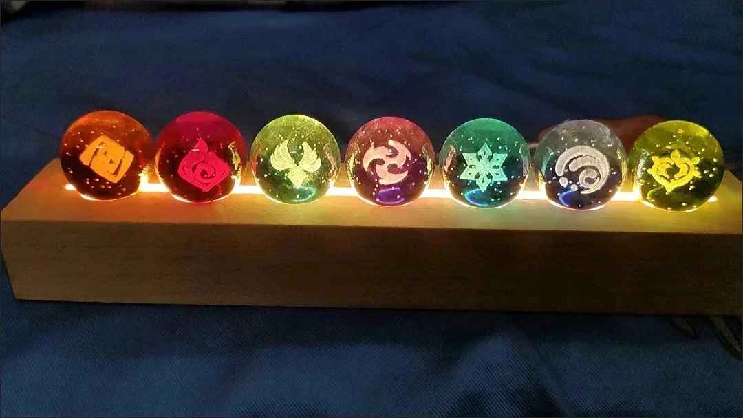 Game Crystal Ball Figure Night - Elements Lighting Decor 评论和价格