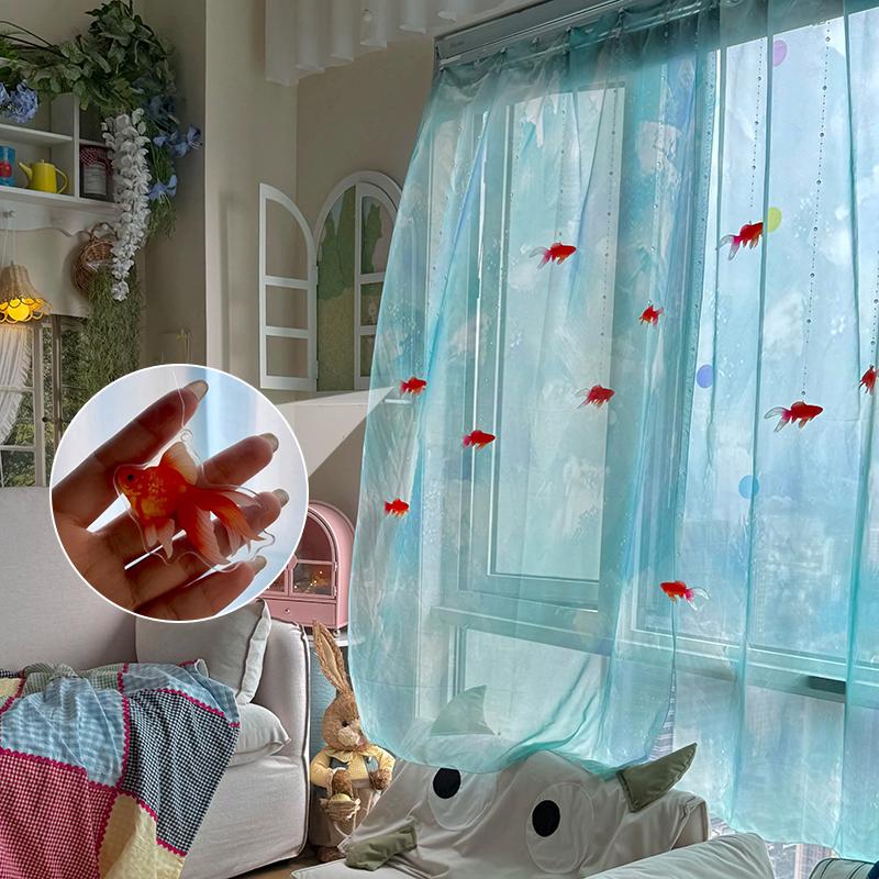 Light Blue Solid Sheer Voile W - Lighting Decoration Ideas 评论和价格