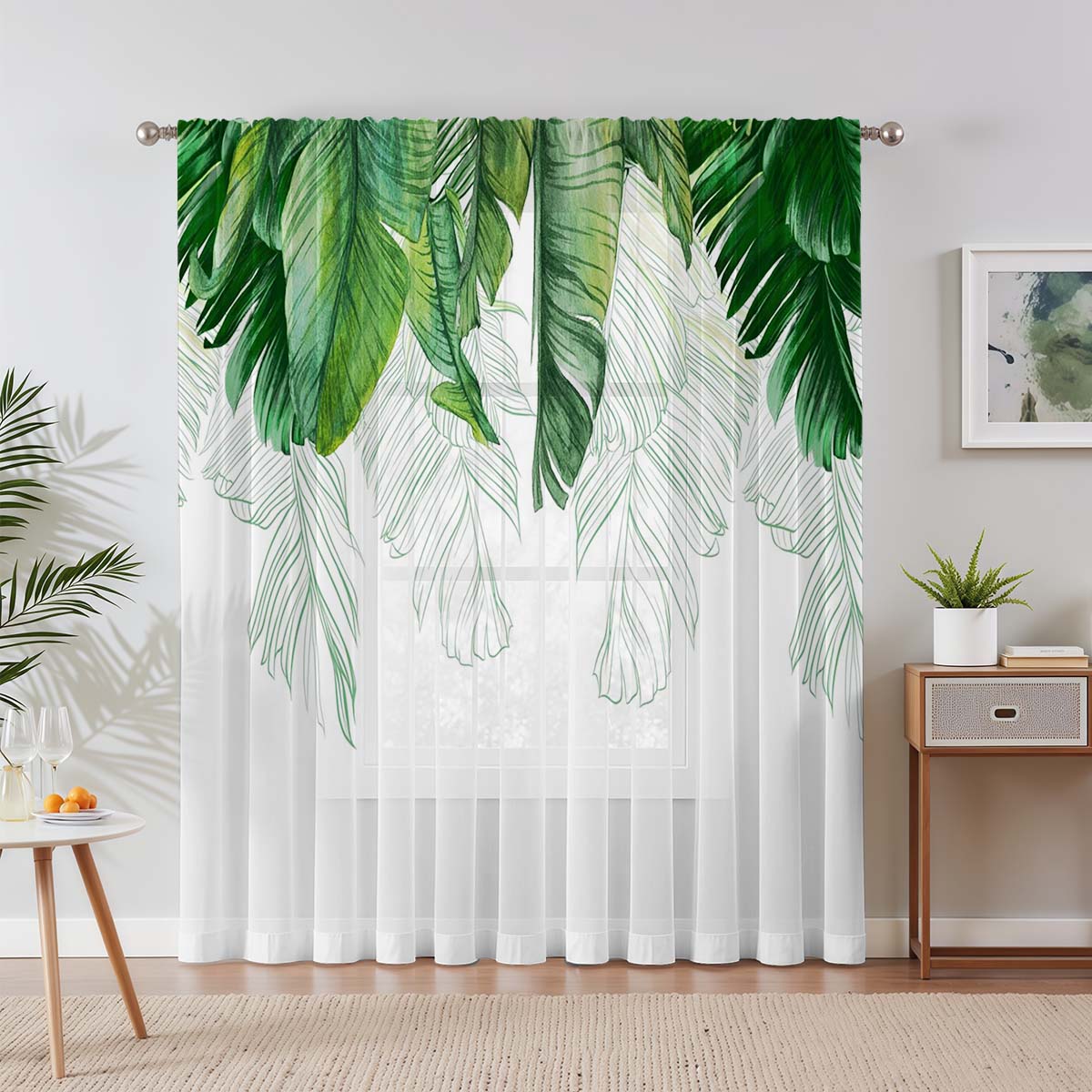 Nordic Style Window Curtain Pa - Elements Lighting Decor 评论和价格