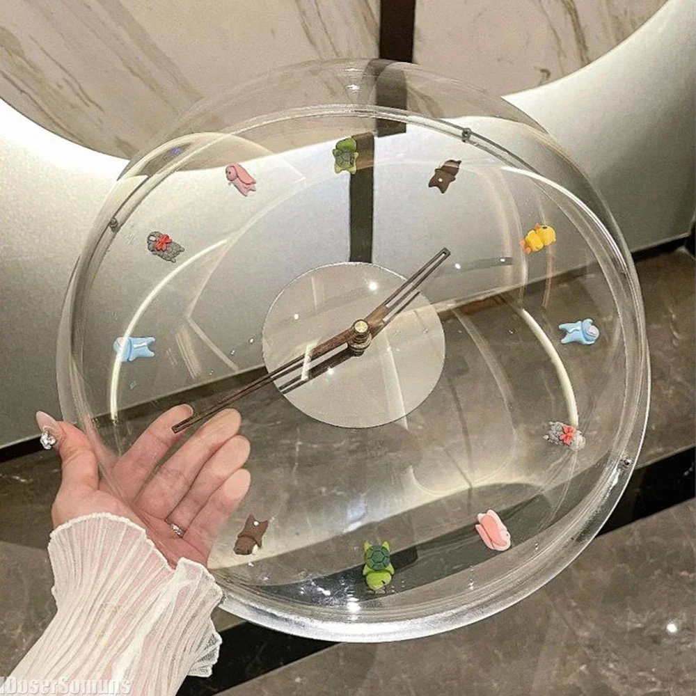GGE Round Wall Clock Nordic Mo - Lighting Home Decor Wall Clocks 评论和价格