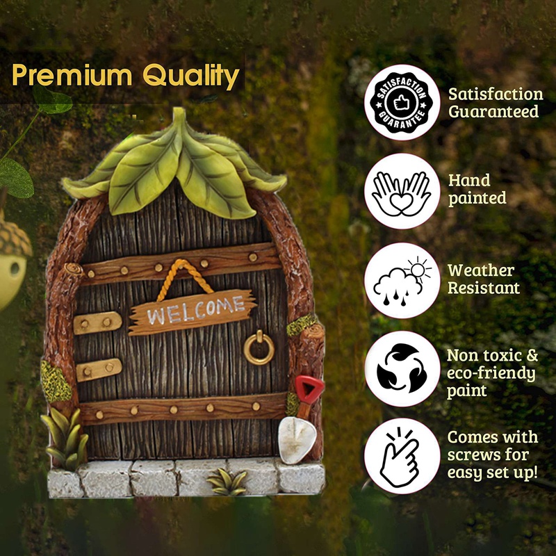 Miniature Fairy Gnome Home Win - Lighting Tree Decor 评论和价格