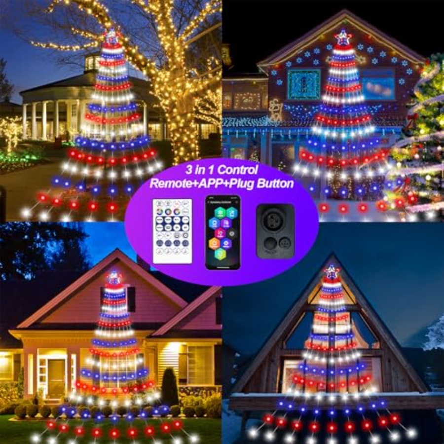 Smart 4th of July Decorations  - Lighting Tree Decor 评论和价格