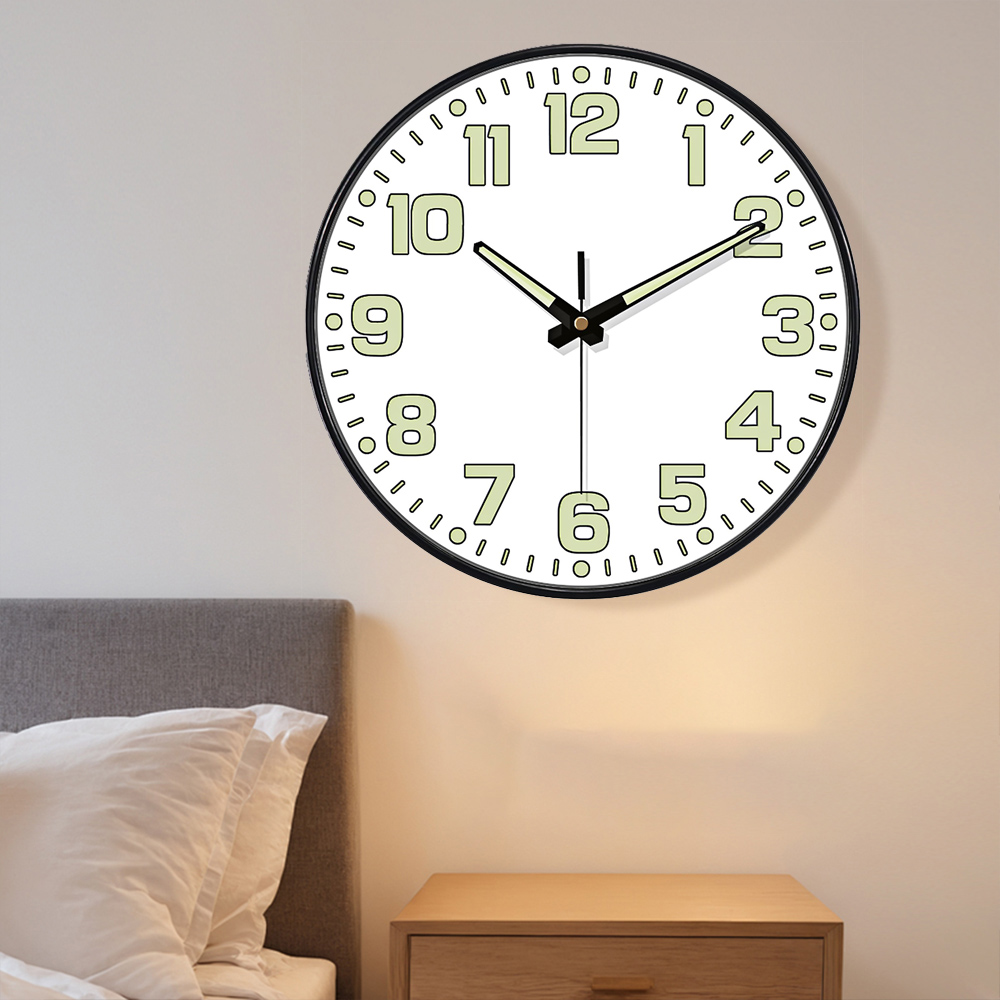 Luminous Wall Clock Light In D - Lighting Home Decor Wall Clocks 评论和价格