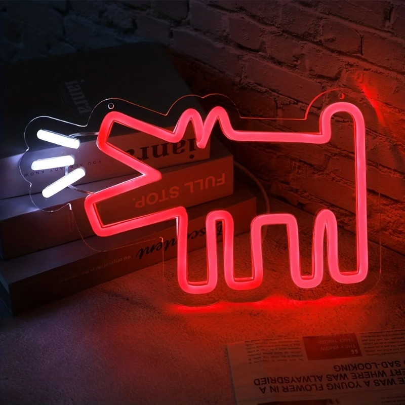 Barking Dog Line LED Neon Ligh - Lighting Decor Store 评论和价格