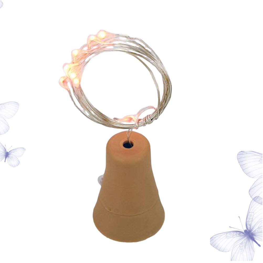 10 LED Cork String Lights Crea - Decor Lighting Cork 评论和价格