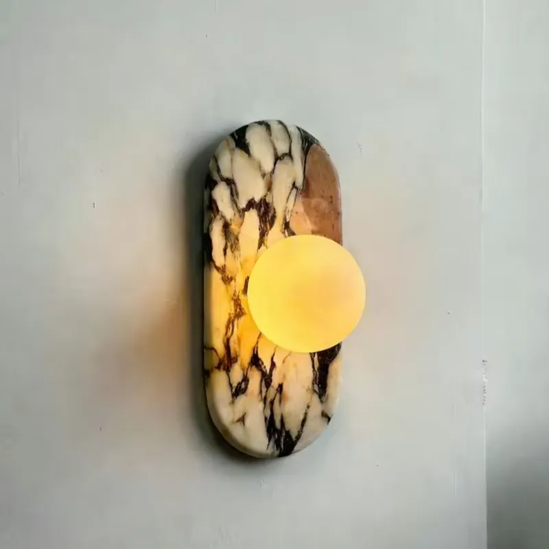 SJX Minimalist Natural Calacat - Lighting Decor Bedroom 评论和价格