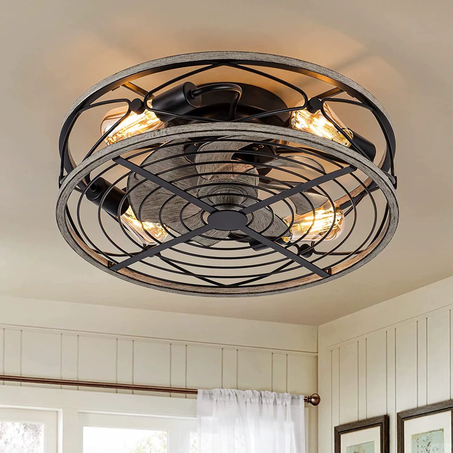 Smart Ceiling Fan Fans With Li - Decor Lighting Fans 评论和价格