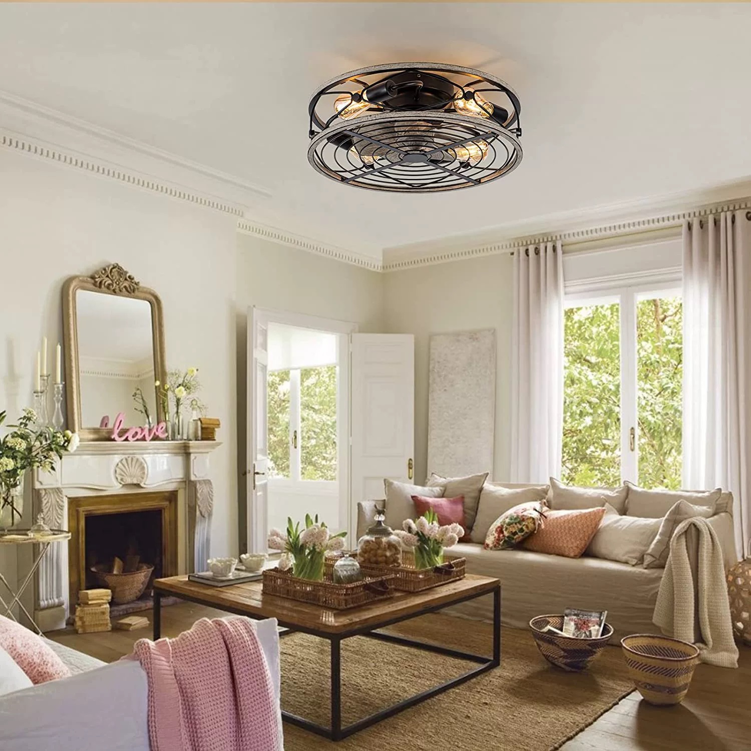 Smart Ceiling Fan Fans With Li - Decor Lighting Fans 评论和价格