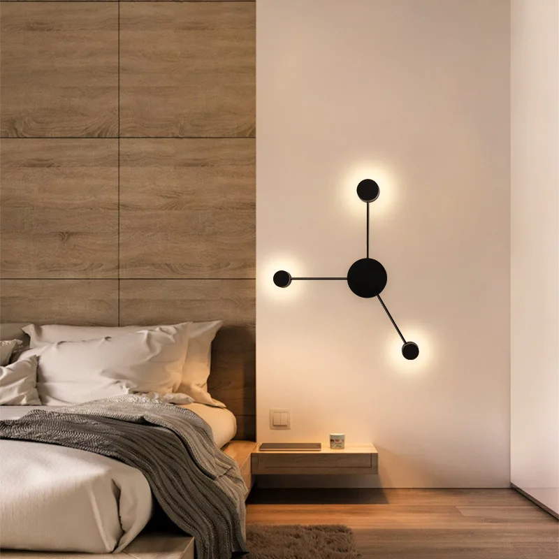 Modern Led Wall Sconce Light f - Lighting Home Decor Wall Clocks 评论和价格