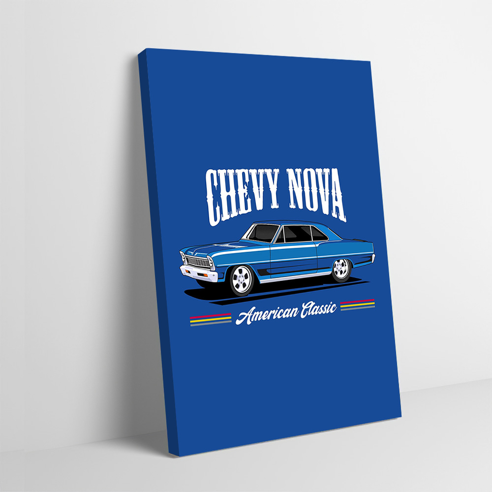 Chevy Nova Classic Cars Printi - Nova Decor & Lighting Vase Glass Brun 26Cm 评论和价格
