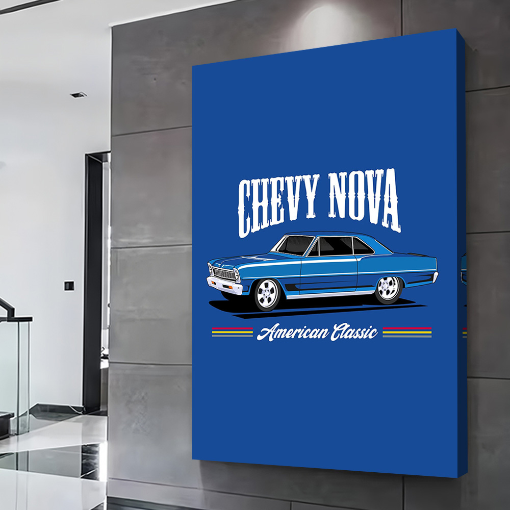 Chevy Nova Classic Cars Printi - Nova Decor & Lighting Vase Glass Brun 26Cm 评论和价格