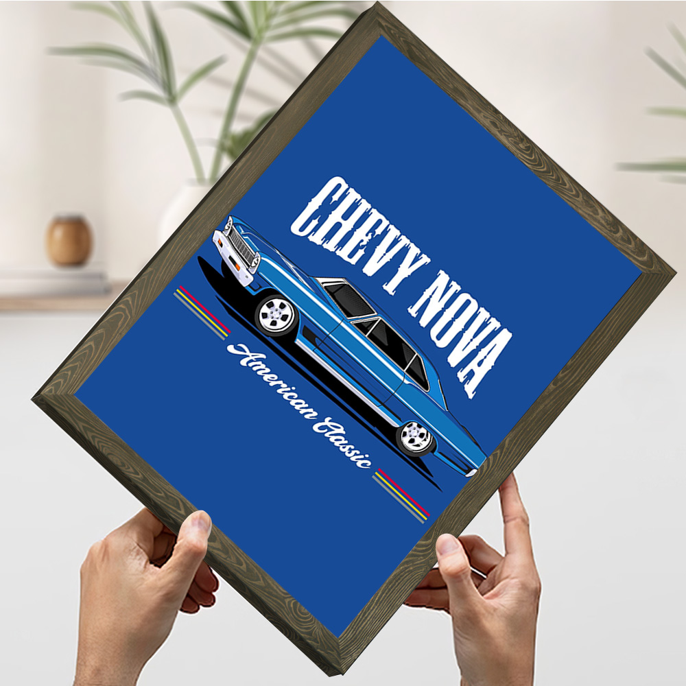Chevy Nova Classic Cars Printi - Nova Decor & Lighting Vase Glass Brun 26Cm 评论和价格