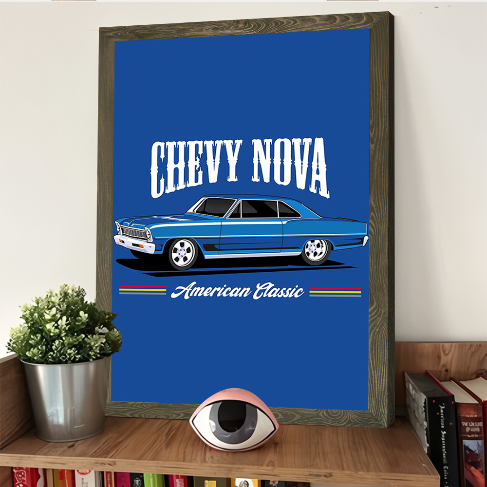 Chevy Nova Classic Cars Printi - Nova Decor & Lighting Vase Glass Brun 26Cm 评论和价格