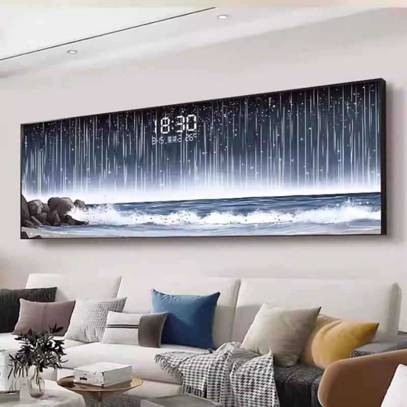 Temperature Date Wall Clock Lu - Lighting Home Decor Wall Clocks 评论和价格