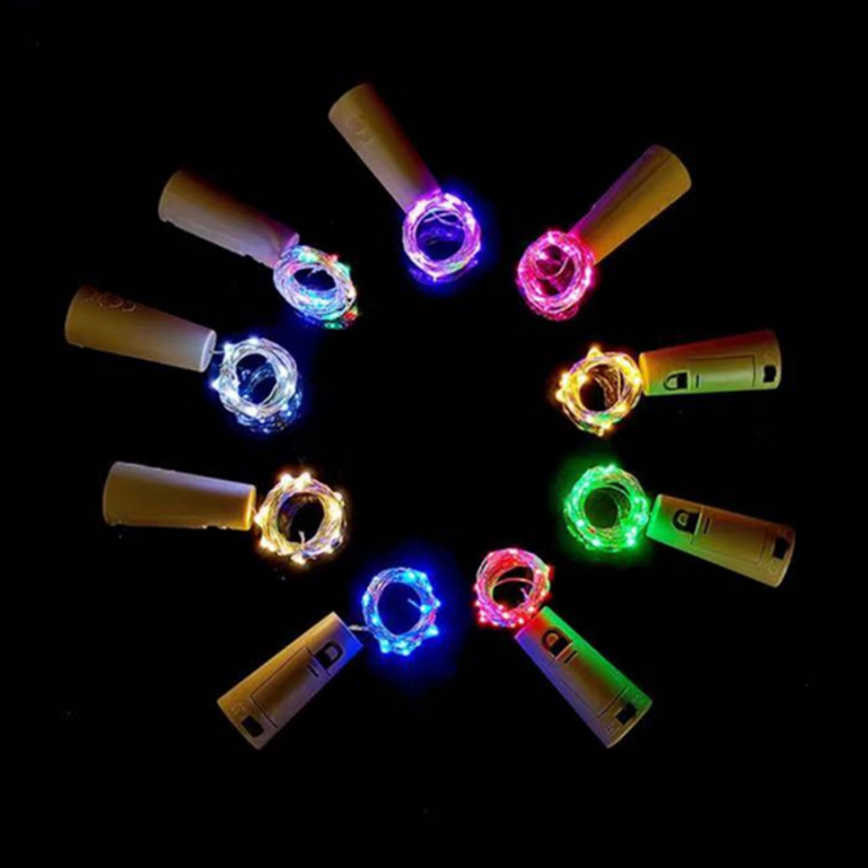 LED Wine Bottle Lights with Co - Decor Lighting Cork 评论和价格