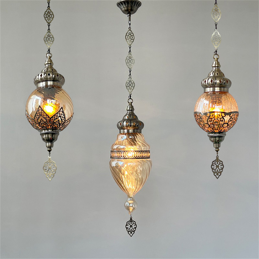 Dubai Retro Style Handmade Gla - Lighting Decor Store 评论和价格