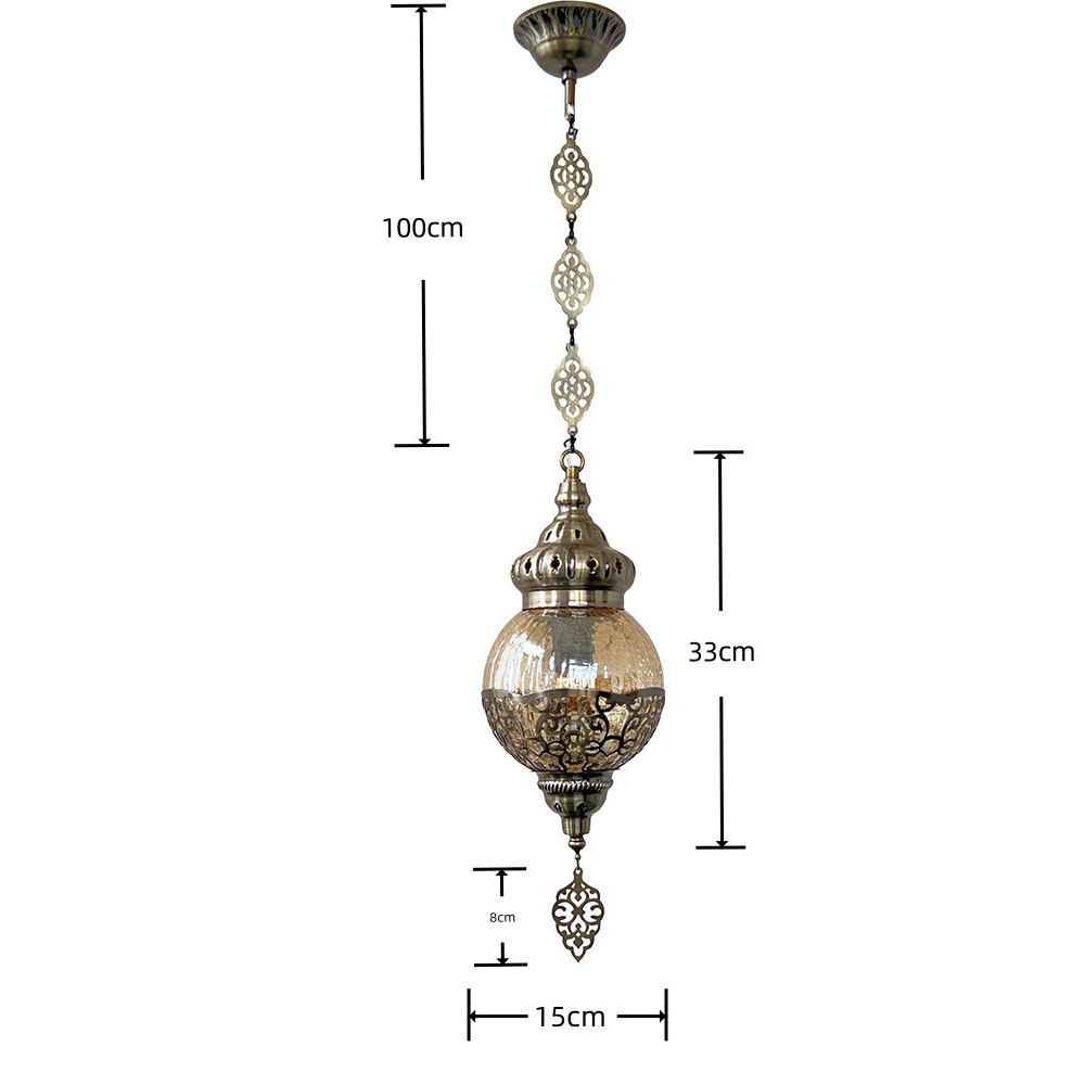 Dubai Retro Style Handmade Gla - Lighting Decor Store 评论和价格