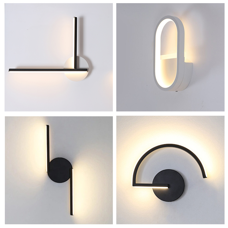 Modern Nordic LED Wall Lamp, M - Lighting Decor Bedroom 评论和价格