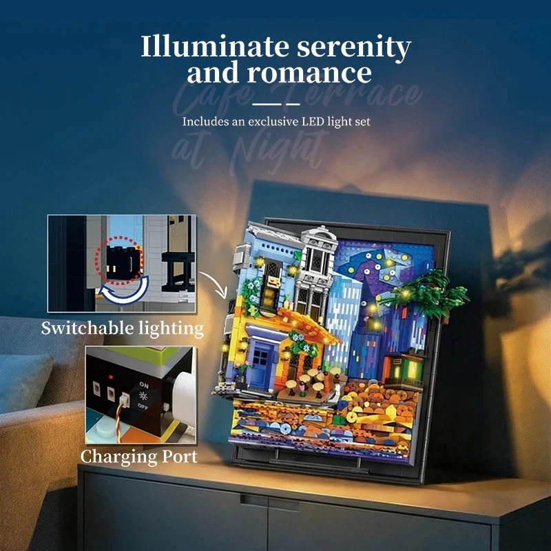 Night Sky Cafe Picture Frame 2 - Lighting Home Decor Ideas 评论和价格