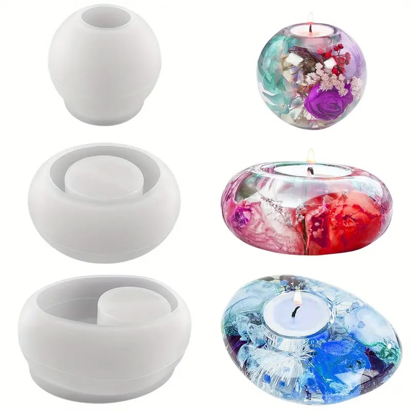 Tealight Candle Holder Resin S - Candle Holder Set 评论和价格
