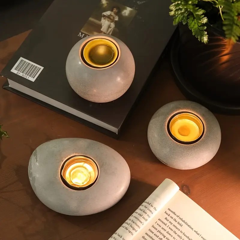 Tealight Candle Holder Resin S - Candle Holder Set 评论和价格