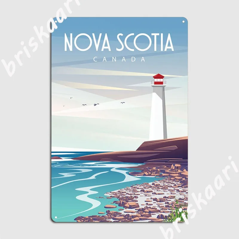 Nova Scotia Metal Sign Designi - Nova Decor & Lighting Vase Glass Brun 26Cm 评论和价格