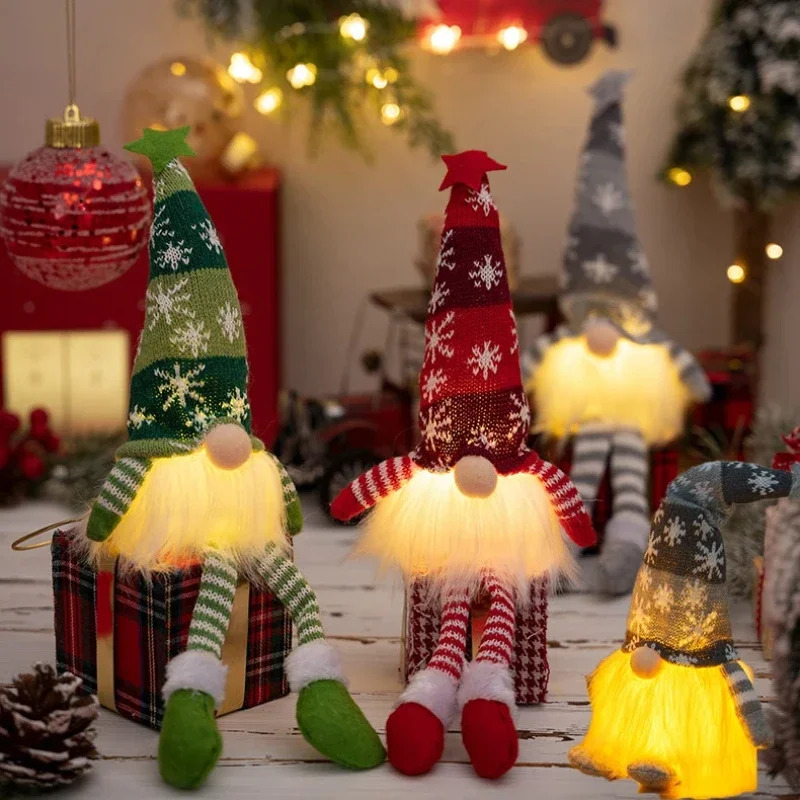 Christmas Faceless Doll Gnome  - Lighting Tree Decor 评论和价格