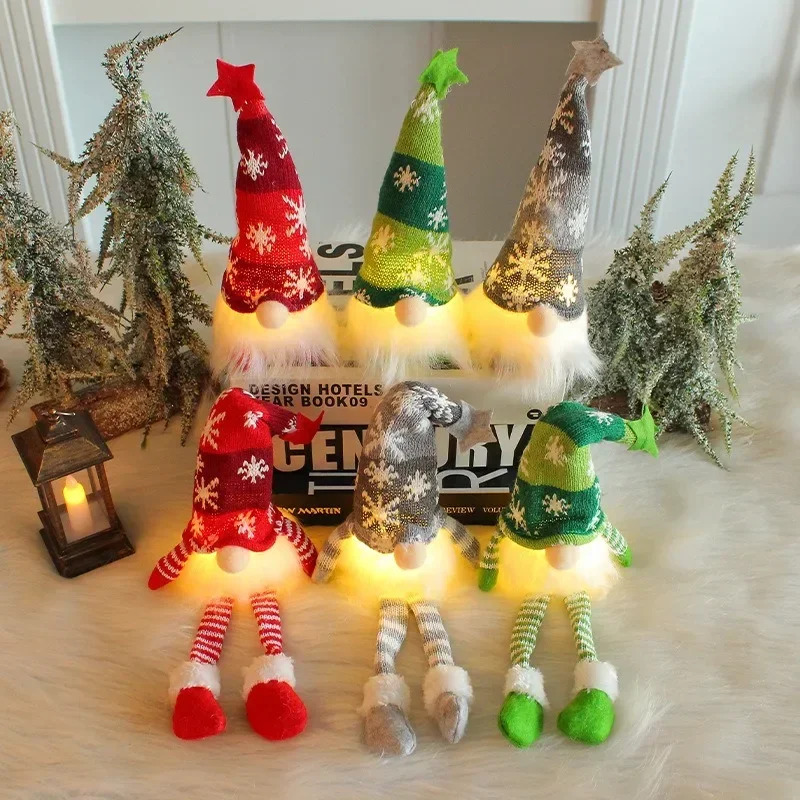 Christmas Faceless Doll Gnome  - Lighting Tree Decor 评论和价格
