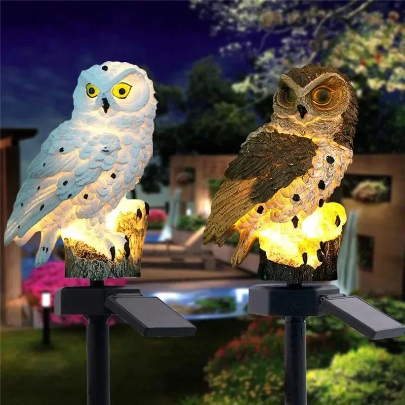 Solar Owl Statue Garden Light  - Lighting Decoration Ideas 评论和价格