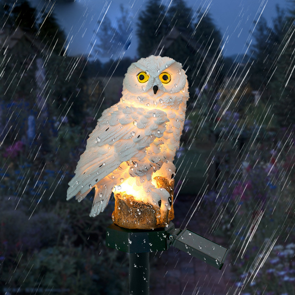 Solar Owl Statue Garden Light  - Lighting Decoration Ideas 评论和价格