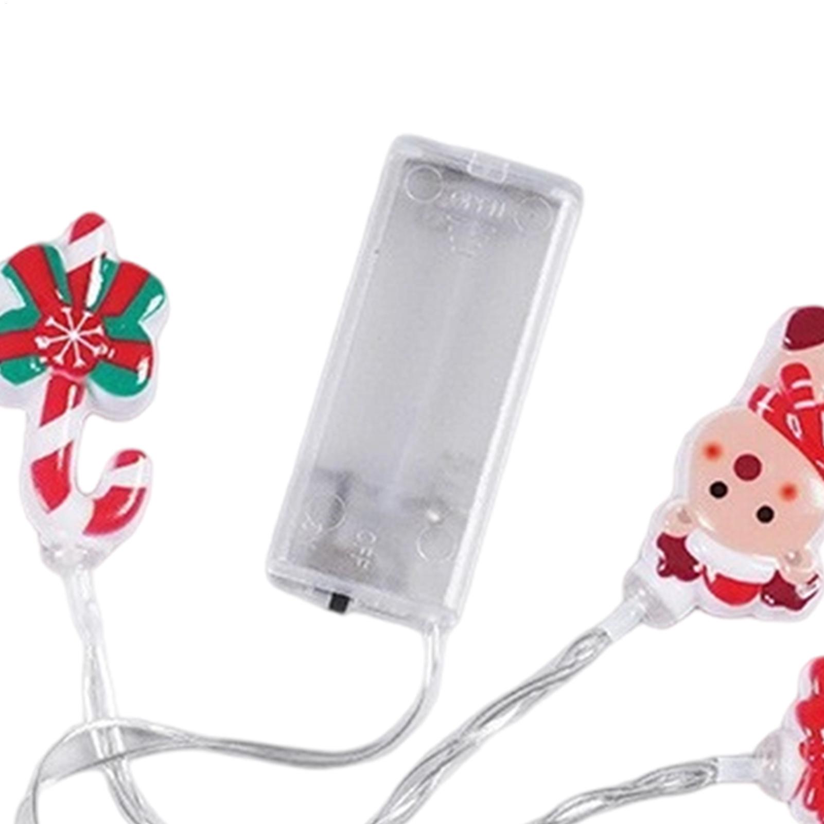 Christmas Santa String Lights  - Lighting Tree Decor 评论和价格