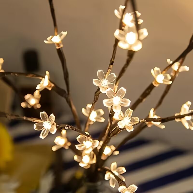1/2PC 20LED Cherry Blossom Tre - Lighting Tree Decor 评论和价格