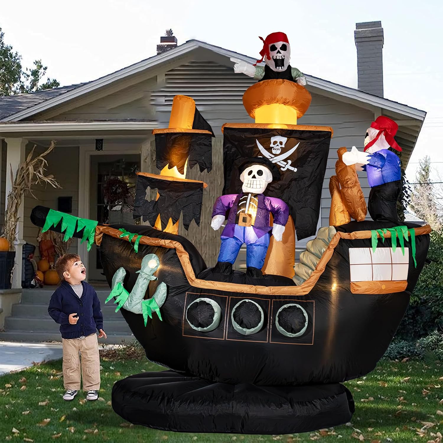 Outdoor Halloween Inflatable P - Decor Lighting Fans 评论和价格