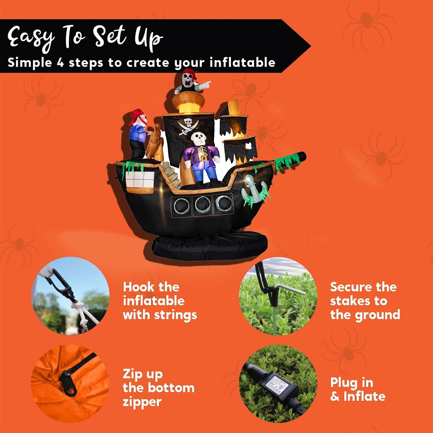 Outdoor Halloween Inflatable P - Decor Lighting Fans 评论和价格