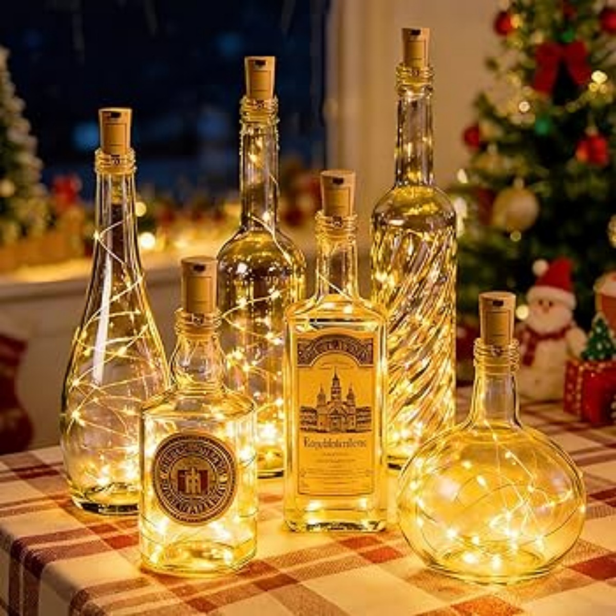 10/12 Pack Bottle Lights with  - Decor Lighting Cork 评论和价格