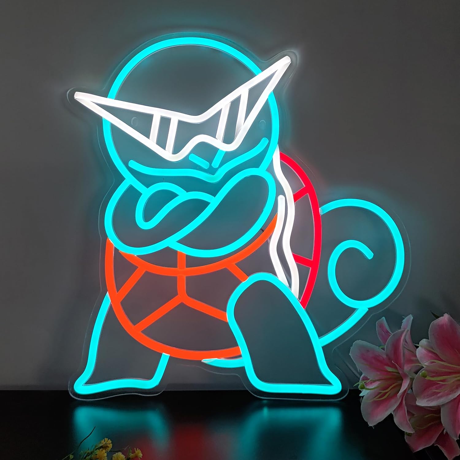 Pokemon Squirtle Neon Sign LED - Decor Lighting Fans 评论和价格