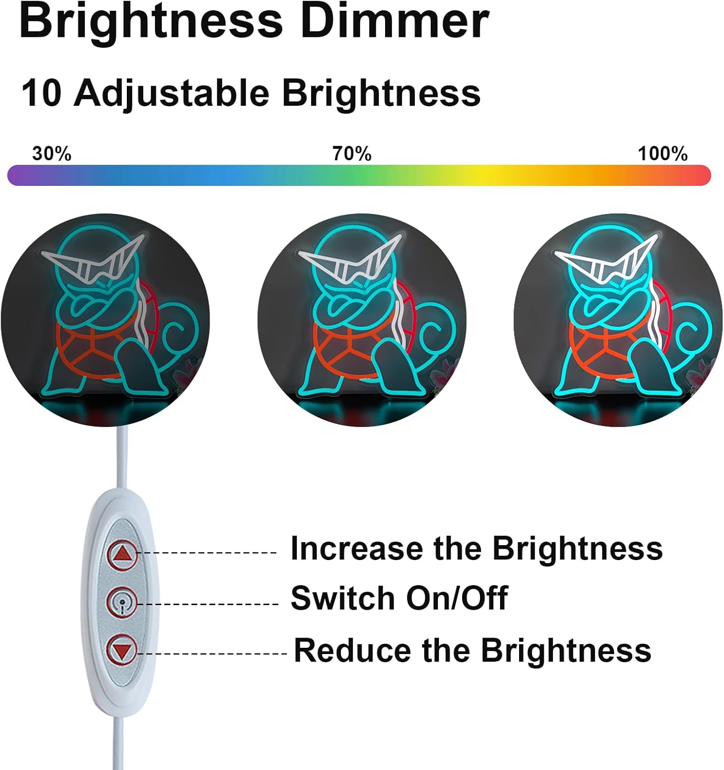 Pokemon Squirtle Neon Sign LED - Decor Lighting Fans 评论和价格