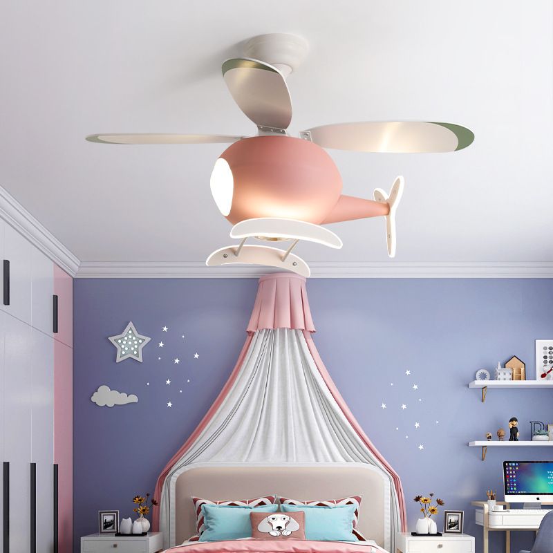 Modern Creative Cartoon Plane  - Decor Lighting Fans 评论和价格