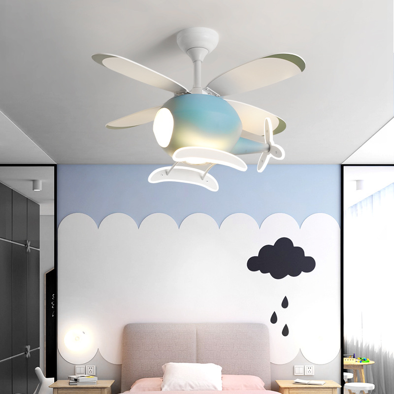 Modern Creative Cartoon Plane  - Decor Lighting Fans 评论和价格