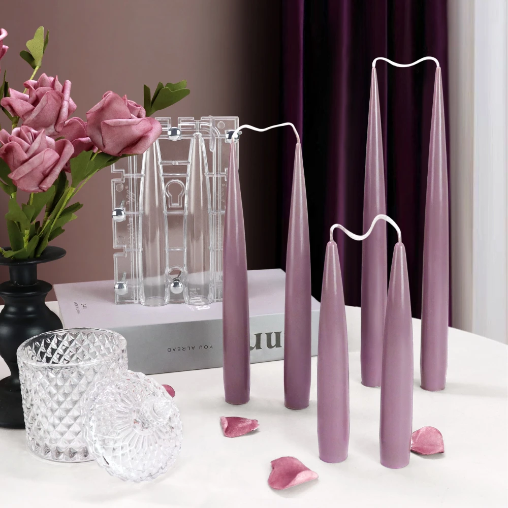 Double Pointed Column Candle A - Candle Holder Set 评论和价格