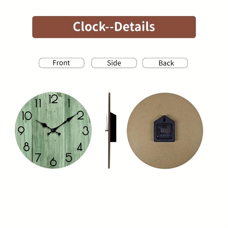 A Round Wall Clock with Light  - Lighting Home Decor Wall Clocks 评论和价格